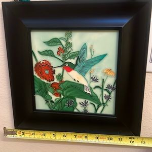 Hummingbird frame 12” x 12”